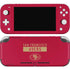 NFL San Francisco 49ers Red Performance Series Nintendo Switch Lite Skin